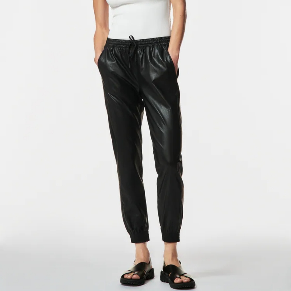 Faux leather pants from Zara.  Size large in black.